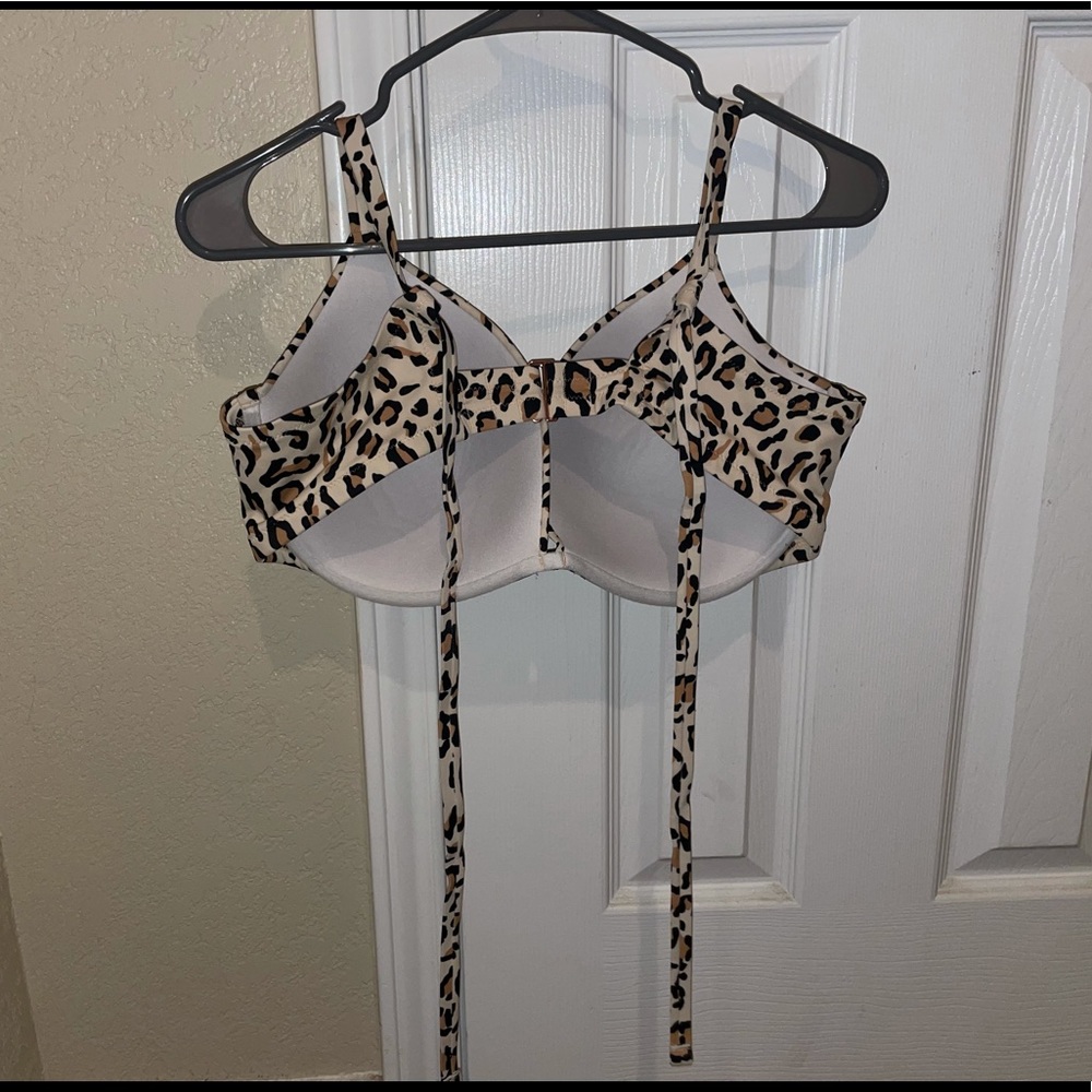 38DD Target Cheetah Bikini Top - Picture 4 of 4